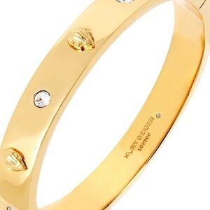 Kurt Geiger Gold Bracelet with Crystal Accents